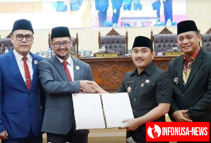 Bupati Bekasi Ade Kuswara Bersama Wabup Asep Surya Hadiri Rapat Paripurna DPRD Penetapan Nota Kesepakatan Perubahan KUA & Perubahan PPAS TA 2025