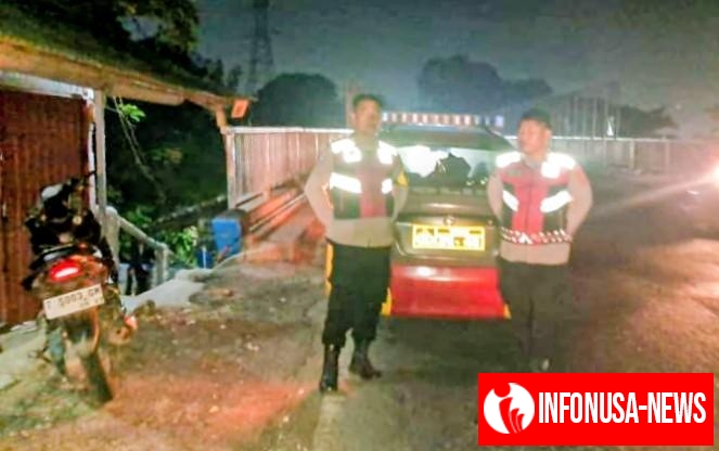 Polsek Klari Patroli Malam Susuri Pemukiman Warga