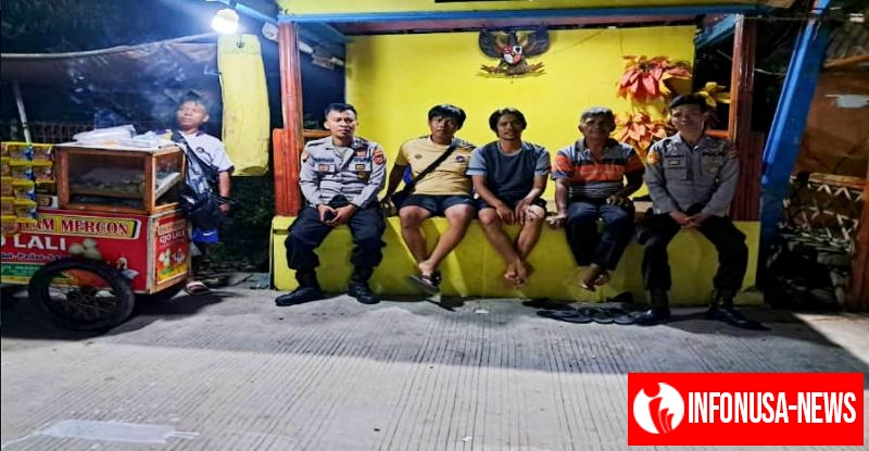 Melalui Giat Ngawangkong, Bhabinkamtibmas Sampaikan pesan Kamtibmas