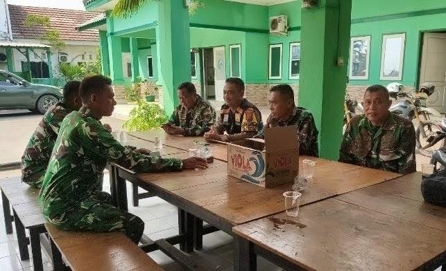 Perkuat Sinergitas, Personil Polsek Klari Silaturahmi Kamtibmas Ke Mako Ramil Klari