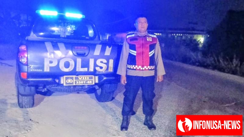 Antisipasi Gukamtibmas Malam, Polsek Telagasari Lakukan Patroli
