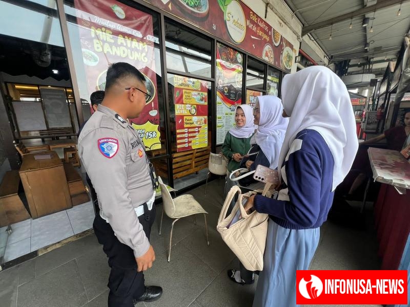 Upaya Satlantas Polres Karawang, Berikan Pengetahuan Etika Tertib Berlalu Lintas Kepada Pelajar