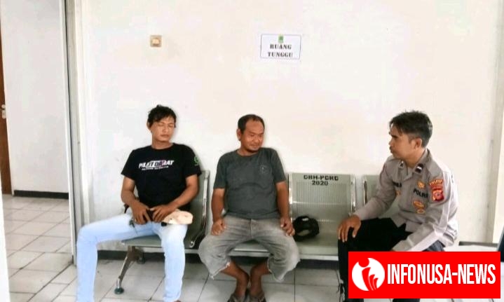 Bhabinkamtibmas Polsek Rengasdengklok Giat Sambang, Sekaligus Berikan Himbauan TPPO