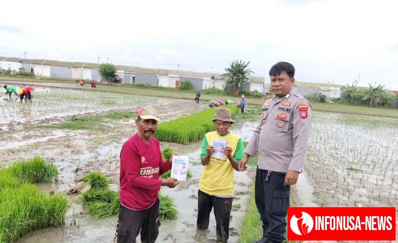 Upaya Polsek Purwasari Gencar Laksanakan Sosialisasi QR Barcode Propam Mabes Polri ke Warga Secara Masif