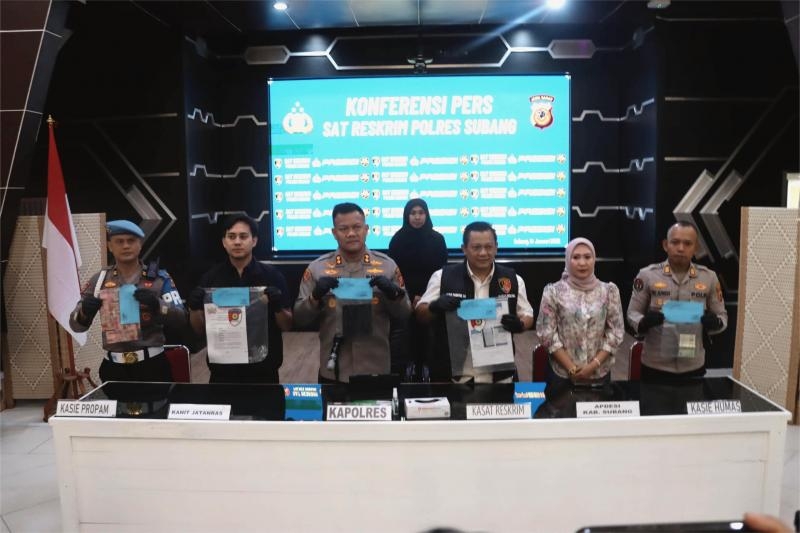 Polres Subang Ungkap OTT Oknum LSM yang Peras Kepala Desa, Kapolres Tegaskan Tak Ada Ruang Premanisme