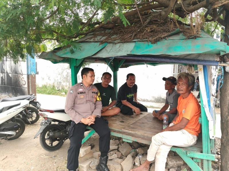 Polisi Klari Ingatkan Terus Kamtibmas kepada Warga Dusun Mangga Besar