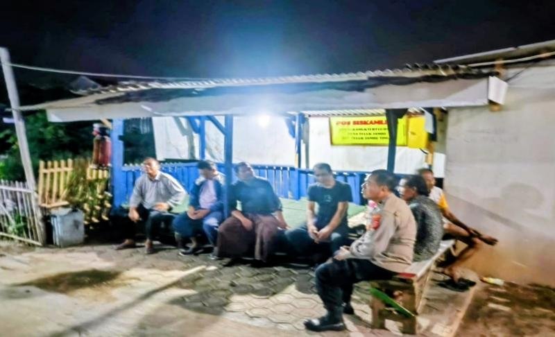 Polisi Laksanakan Patroli Prekat, Jangkau Kondusifitas di Lingkungan Dusun Sukamukti
