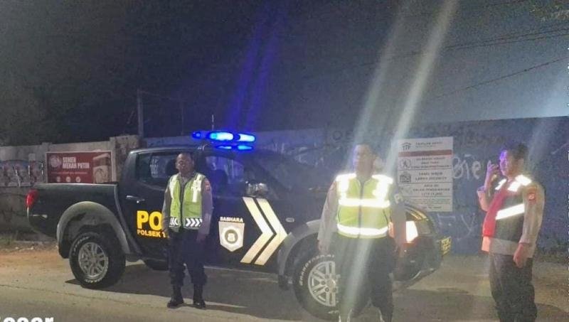 Polsek Telagasari Gelar Patroli KRYD, Cegah C3 di Lingkungan Masyarakat