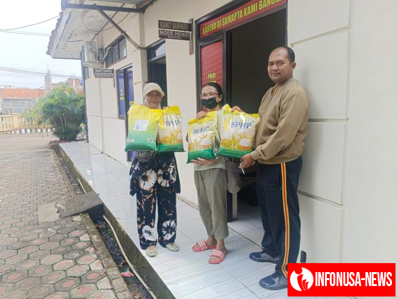 Polsek Purwasari Sediakan Beras SPHP Murah Untuk Masyarakat se-Kecamatan Purwasari