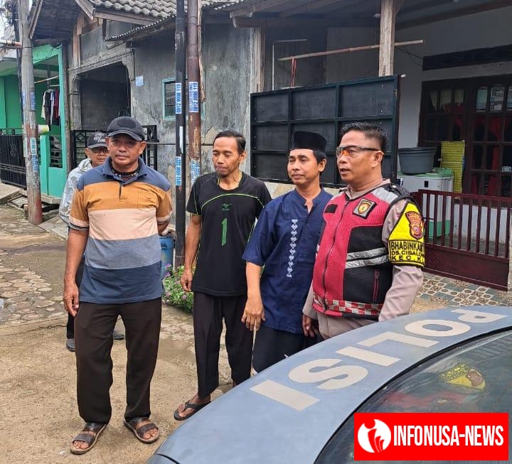 Patroli Polsek Klari Himbau Kamtibmas ke Warga Perumahan Terang Sari