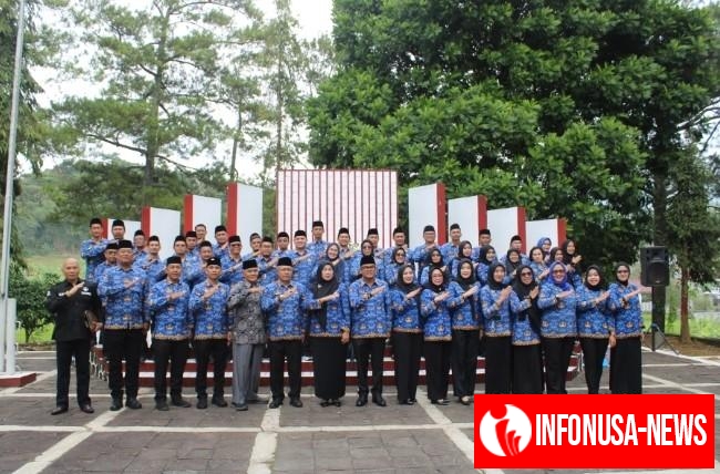 Suasana Khidmat Mewarnai Peringatan HUT KORPRI, ASN Kuningan Kuatkan Semangat Pengabdian Melalui Ziarah