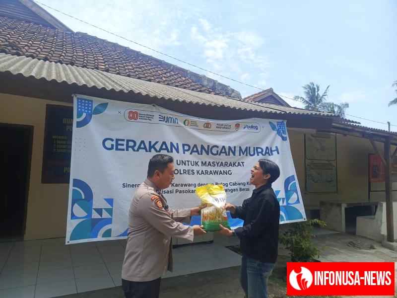 Upaya Personil Polsek Tempuran Kembali Gencar Sediakan Beras SPHP Murah Untuk Masyarakat