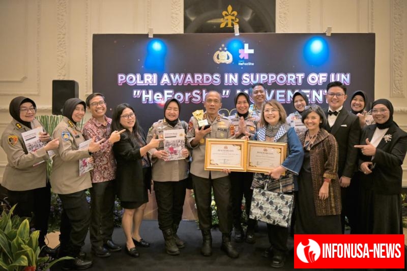 Penghargaan He For She 2025 Mantapkan Polda Jabar sebagai Pelopor Kesetaraan Gender di Polri