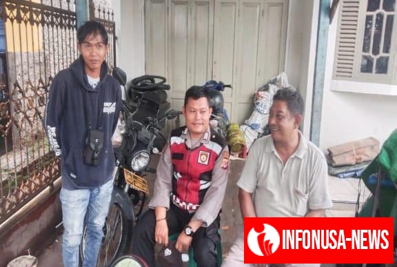 Bripka Satim Anggota Prekat Polsek Banyusari Kembali Sosialisasikan Bahaya TPPO