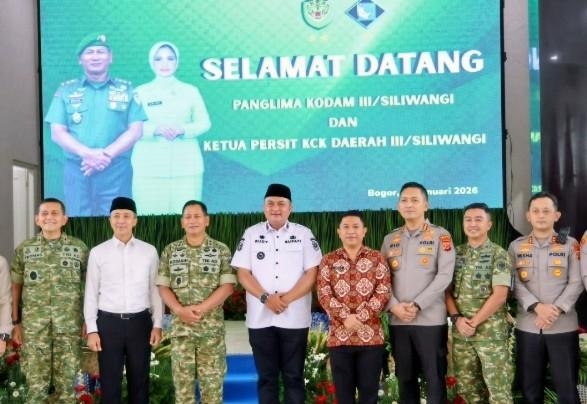 Bupati Bogor Perkuat Sinergi dengan TNI dalam Kunjungan Kerja Pangdam III/Siliwangi