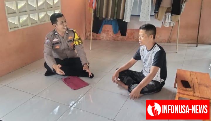 Bhabinkamtibmas Polsek Klari Silaturahmi Kamtibmas Sampaikan Himbauan Kamtibmas ke Warga Binaan