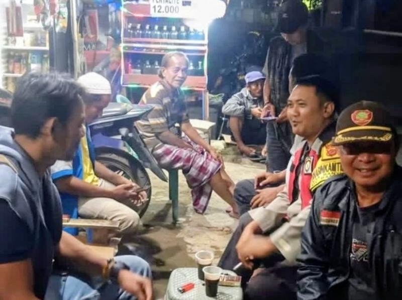 Bhabinkamtibmas Ikut Serta Dalam Giat Ronda Bersama Warga Binaan
