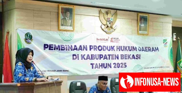 Pemerintah Kabupaten Bekasi bersama Biro Hukum dan HAM Provinsi Jabar Gelar Pembinaan Produk Hukum Daerah