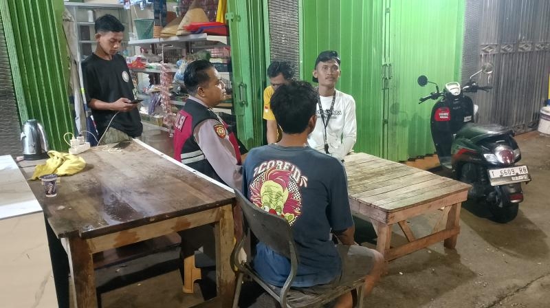 Kanit Sabhara Polsek Batujaya ajak Masyarakat untuk Ciptakan Kamtibmas