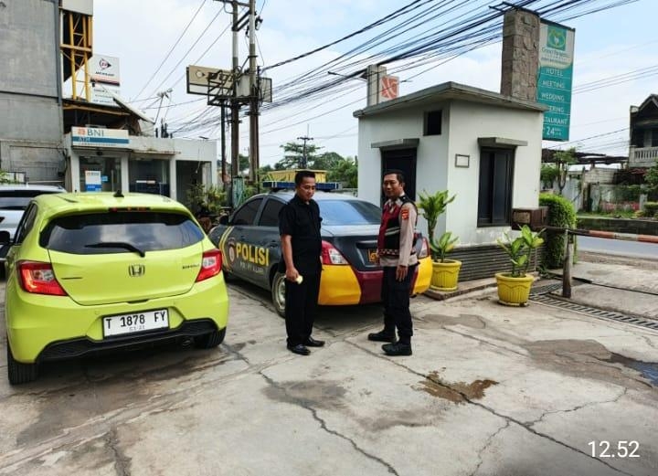 Polisi Laksanakan Patroli Perintis, Sambangi Security Hotel Grand Pangestu