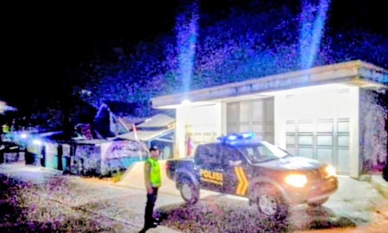 Polsek Pangkalan Antisipasi Aksi Kejahatan Jalanan saat Laksanakan Patroli Perintis di Wilayah Perbatasan Kecamatan