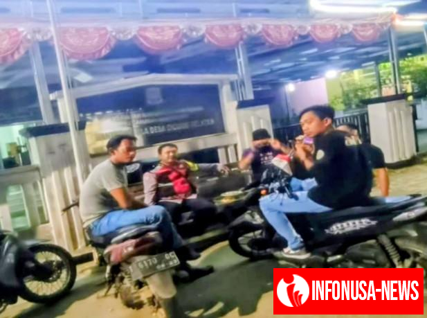 Upaya Pak Bhabinkamtibmas Ikut Serta Dalam Giat Ronda Bersama Warga
