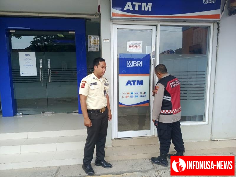 Polsek Tempuran Pantau Keamanan Obvit Perbankan, melalui Patroli Presisi Rutin Siang tadi.