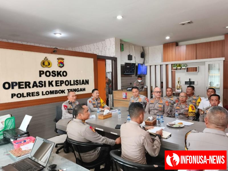 Tim Supervisi Mabes Polri Tinjau Pelaksanaan Ops Lilin Rinjani 2025 di NTB