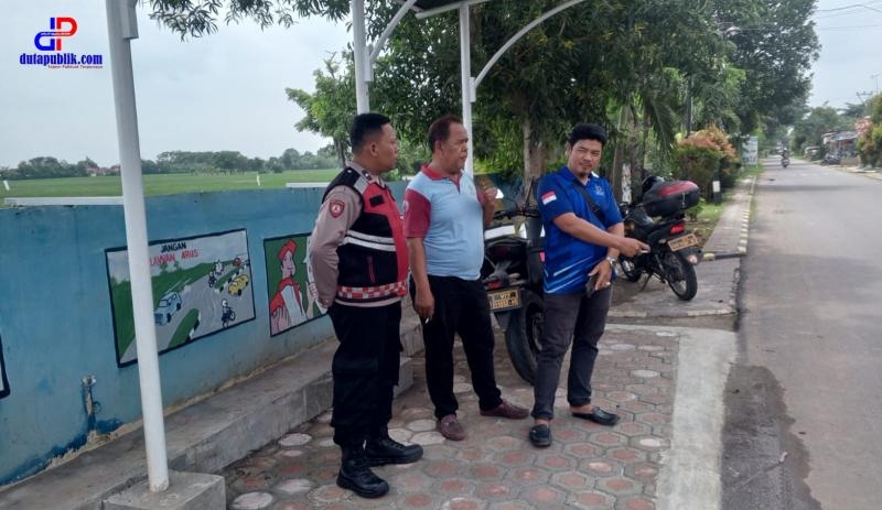 Personel Polsek Lemahabang Imbau Pemdes Pasirtanjung Cegah TPPO