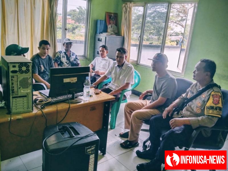 Personil Polsek Rengasdengklok, Sosialisasikan Pencegahan Tindak Pidana Perdagangan Orang (TPPO)