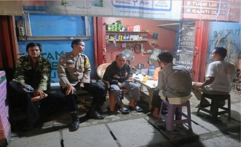 Bhabinkamtibmas Gelar Patroli Prekat, Ajak Warga Dusun Sukatani untuk Rawat Kamtibmas Lingkungan