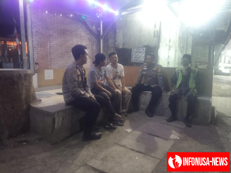 Polsek Kotabaru Laksanakan Patroli Malam Sambang Pos Kamling