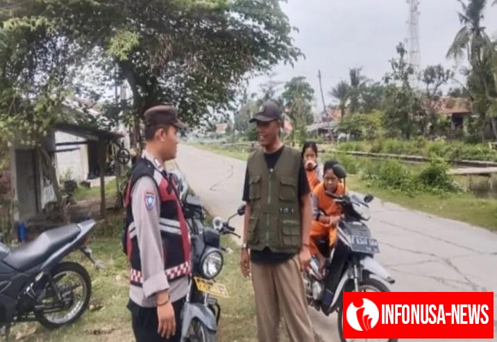 Ciptakan Kondusifitas Wilayah, Prekat Polsek Banyusari Giat Patroli Jalan Raya Antisipasi Kejahatan