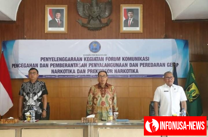 Sekda Sukabumi Ade Suryaman Buka FGD Tim P4GN, Sinergitas Lintas Instansi Tekan Penyalahgunaan & Peredaran Gelap Narkoba