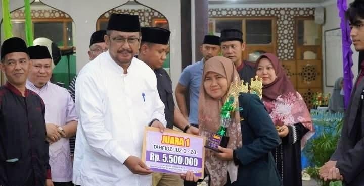 Hangat dan Penuh Syukur, Bupati Tutup MHQ Jannatul Firdausi ke-8 di Mangkalaya