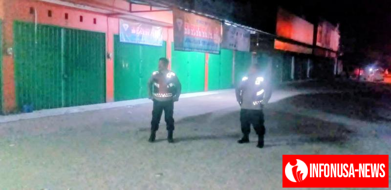 Upaya Kanit Sabhara Polsek Batujaya bersama Anggotanya Kembali melaksanakan Patroli Prekat serta kontrol Keamanan di Central Ruko Batujaya