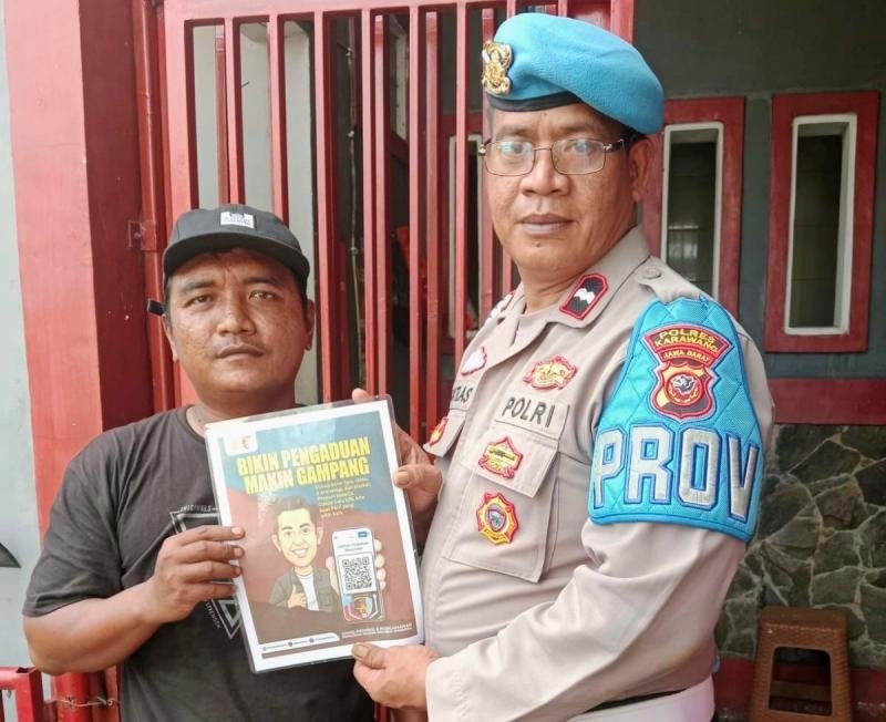 Gencar Sosialisasi QR Barcode ke Masyarakat Pengaduan Divisi Propam Polri Bidpropam Polda Jabar di Wilkum.Binaan