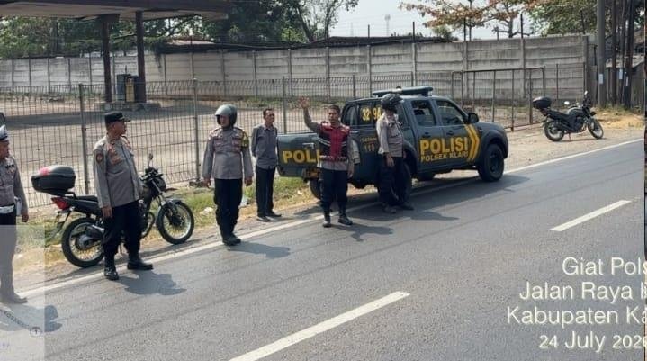 Patroli Skala Besar Polsek Klari Polres Karawang, Gencarkan Pengamanan Wilayah Kecamatan Klari?