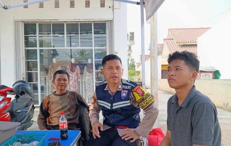 Bhabinkamtibmas Polsek Telagasari Sebar Himbau Lawan TPPO