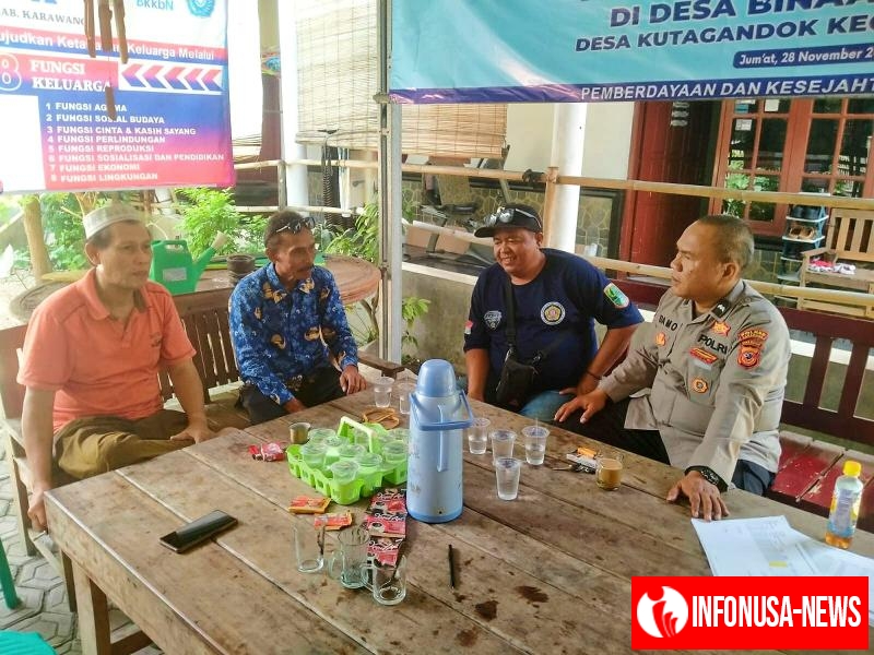Guna Meningkatkan Kesadaran Warga Pentingnya Menjaga Keamanan, Bhabinkamtibmas Laksanakan Sambang