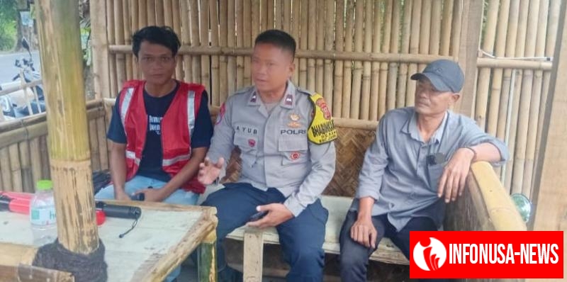 Sambang Warga Bhabinkamtibmas, Berikan Himbauan Kamtibmas Kepada Masyarakat