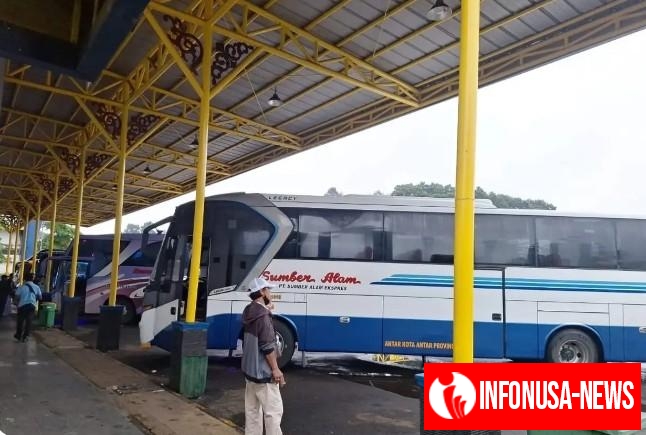 Arus Libur Natal 2025 & Tahun Baru 2026 Mulai Terasa di Terminal Jatijajar Kota Depok, Tarif Tiket Naik