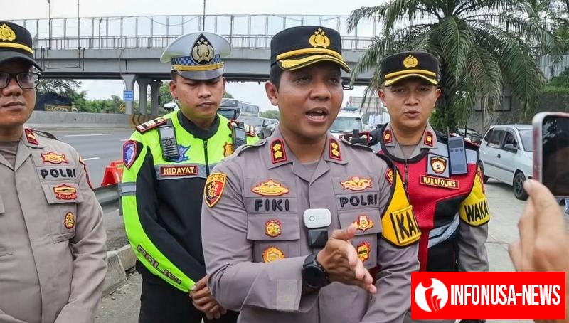 Upaya Pastikan Kelancaran Arus Mudik Nataru, Polres Karawang Terapkan Contraflow dan Buka-Tutup Rest Area KM 57 Tol Japek