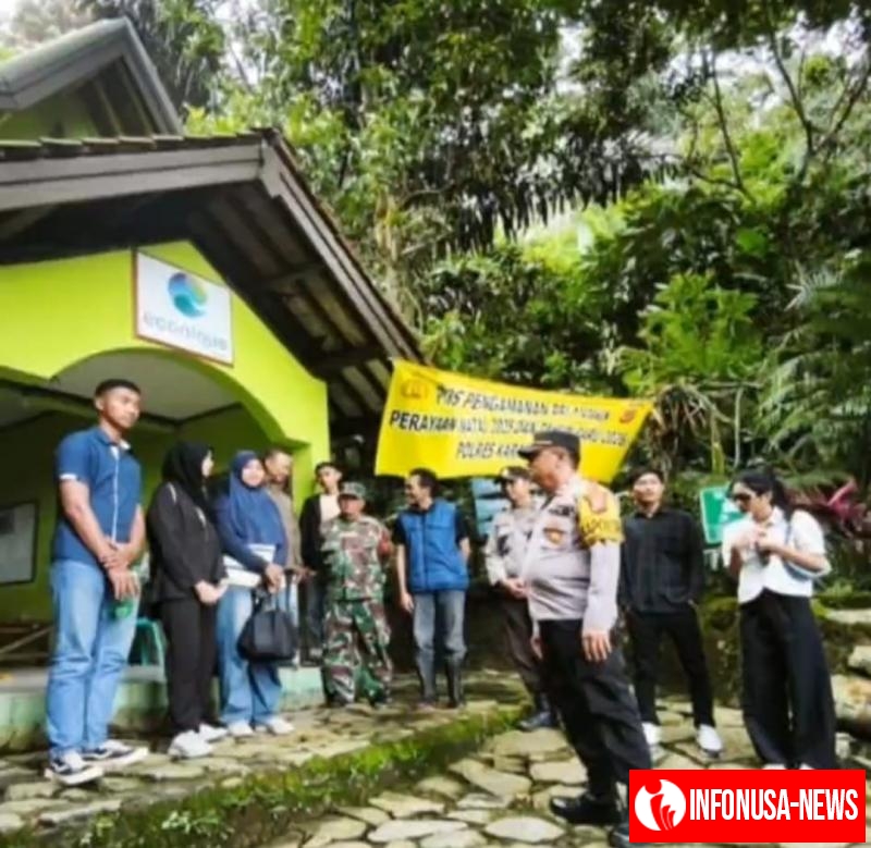 Kapolsek Tegalwaru Monitoring Objek-objek Wisata Pastikan Wisatawan Nikmati Libur Panjang Nataru Aman