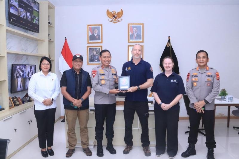 Wakapolda NTB Terima Kunjungan Australian Federal Police, Bahas Penanganan PPA dan TPPO