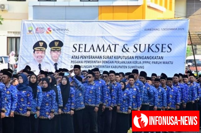 Pemkab Sumedang Alokasikan Anggaran Rp. 53,5 Miliar Lebih untuk Pegawai Pemerintah dengan Perjanjian Kerja (P3K) Paruh Waktu (PW)