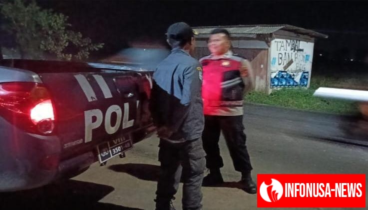 Patroli Polsek Telagasari Susuri Wilayah Perbatasan Pastikan Wilayah Kondusif