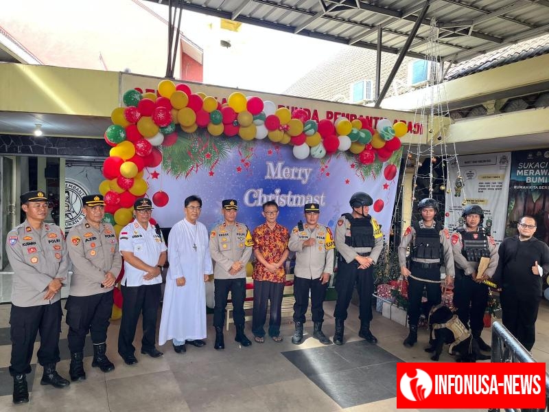Polres Subang Laksanakan Pengecekan dan Sterilisasi Gereja Jelang Natal 2025 dan Tahun Baru 2026