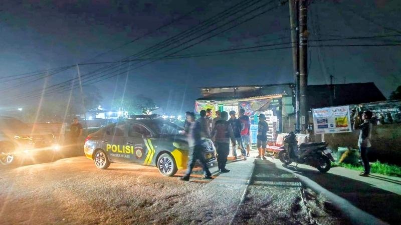 Polsek Klari Polres Karawang Lakukan Patroli Malam Antisipasi Tawuran dan Geng Motor