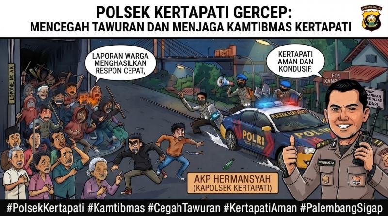 Jajaran Polsek Kertapati Gercep Respon Laporan Warga Terkait